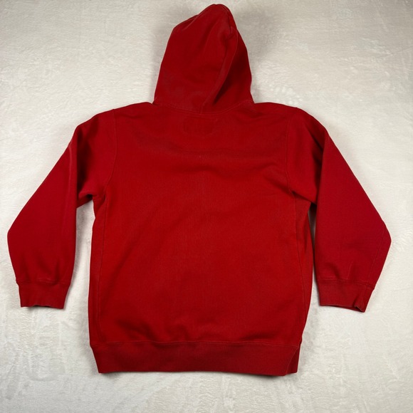 Vintage Abercrombie & Fitch Full Zip Hoodie Red Mens XL Y2K Logo - Picture 6 of 7